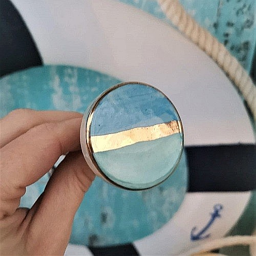 Buton ceramica Blue [5]