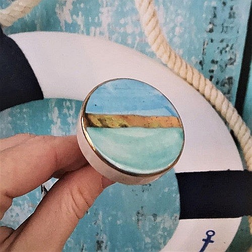 Buton ceramica Blue [2]