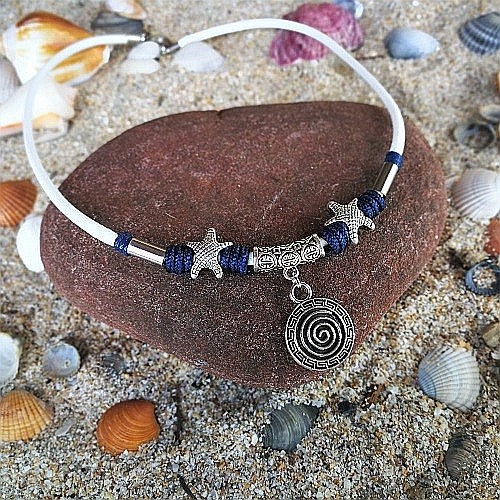 Colier Stelute de mare Blue [3]