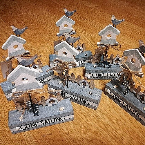 Decoratiune din lemn "Gone Sailing" [3]