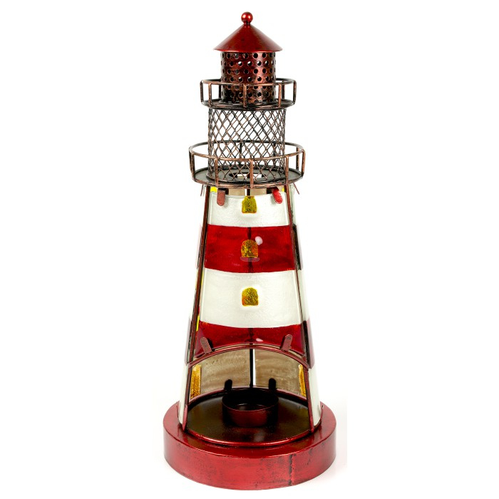 Decoratiune far de coasta din sticla, rosu, 32 cm [2]