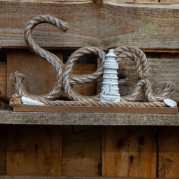 Decoratiune mare din funie, SEA, 24cm [5]