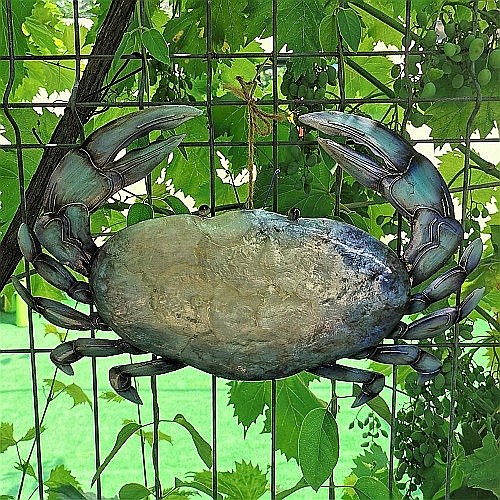Decoratiune metal reciclat Crab [4]