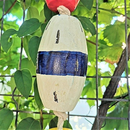 Franghie decorativa cu 4 plute din lemn [3]