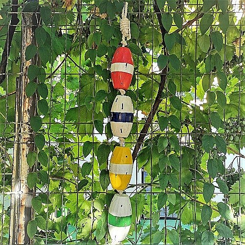 Franghie decorativa cu 4 plute din lemn [6]