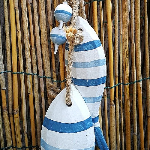 Pestisori din lemn in dungi [3]