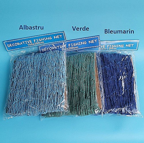 Plasa de pescuit decorativa bleumarin [3]