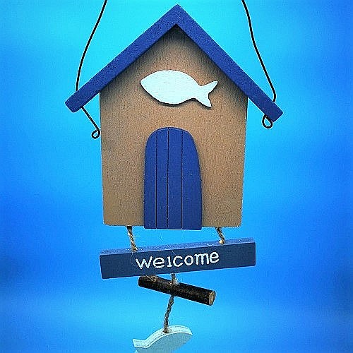 Semn Welcome Casuta de plaja [2]