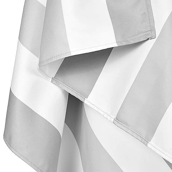 Set prosop de plaja Dock and Bay extra large 200*90, Microfibra/Poliamida,  Gri/alb [2]