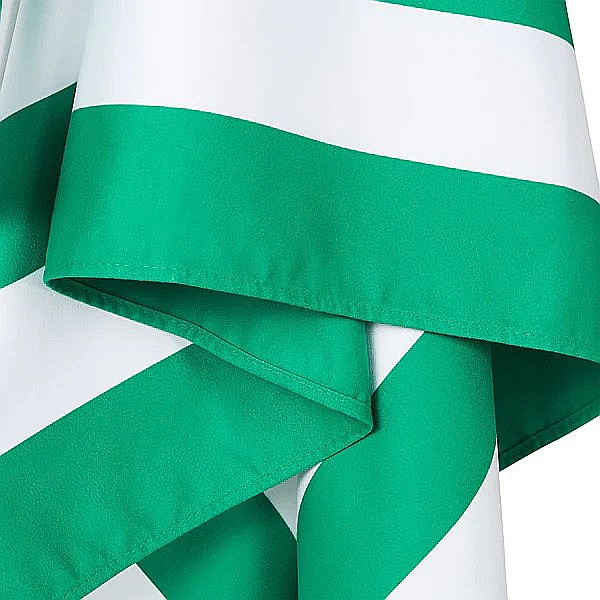 Set prosop de plaja Dock and Bay extra large 200*90, Microfibra/Poliamida,  Verde/Alb [5]