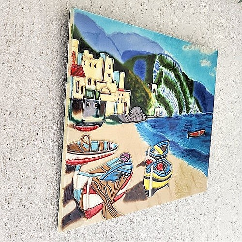 Tablou ceramica Barci A [2]