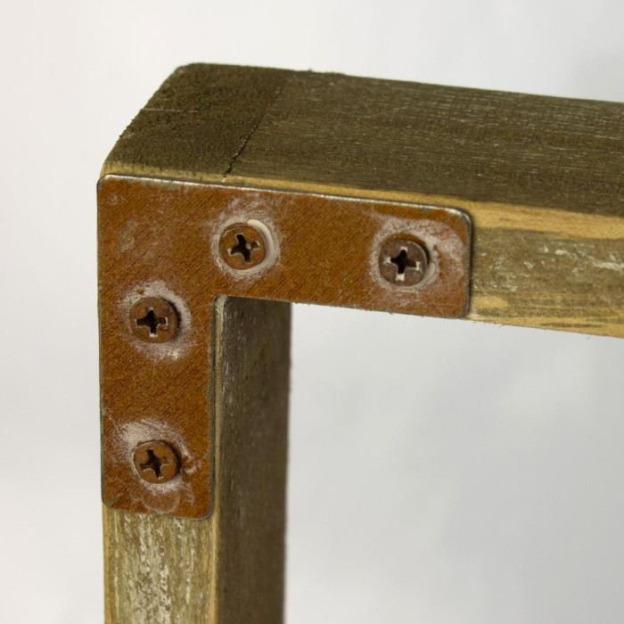 Tablou Decorativ cu Barca si Vasla in Rama Rustica – 43 x 29 cm [2]