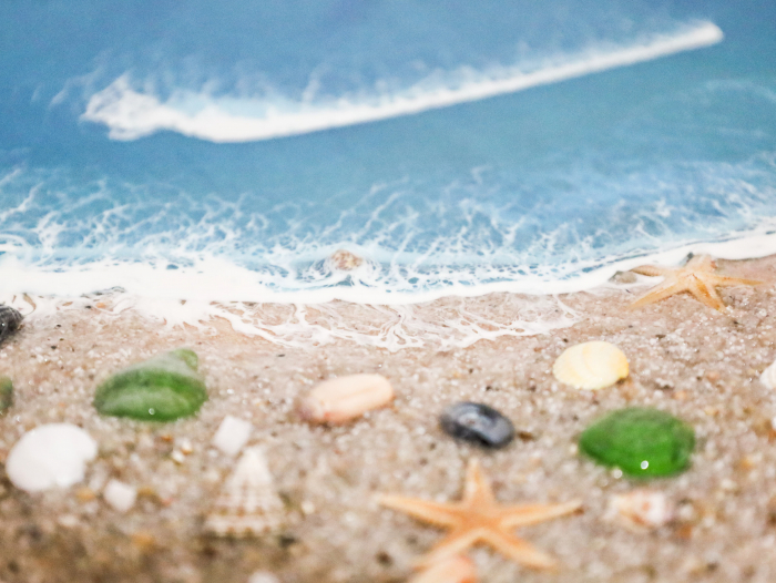 Tabloul "Marea cu Valuri" – Lucrat Manual, produs fabricat in ROMANIA [2]