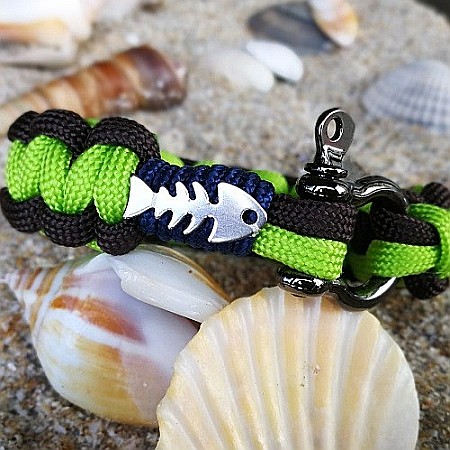 Bijuterii - Bratara nautica Little Fish Lime