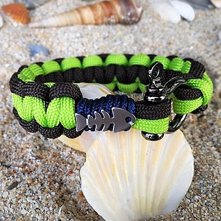 Bratara nautica Little Fish Lime [1]