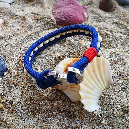 Bratara nautica unisex Navy & Sand [5]