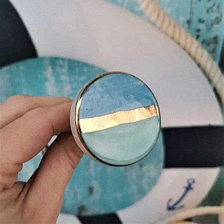 Buton ceramica Blue [4]