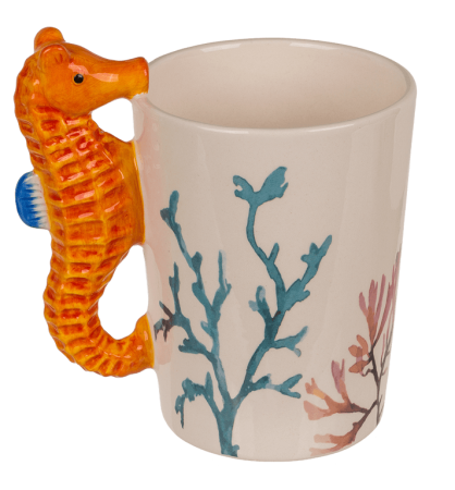 Cana Ceramica cu Maner Calut de Mare – 300 ml [3]