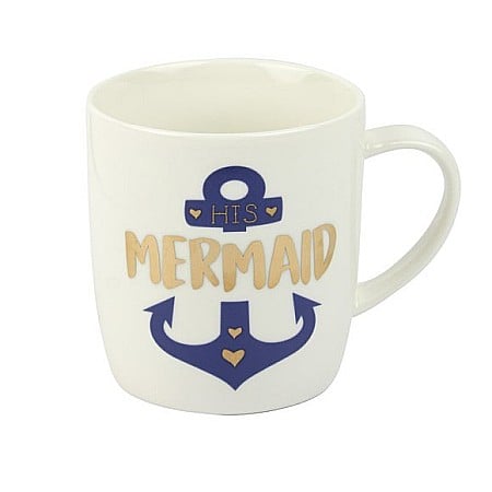 Pahare si cani - Cana "His Mermaid", 400 ml