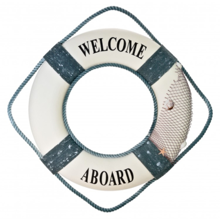 Decoratiuni care se agata - Colac de Salvare Decorativ – 35 cm (decor cu tematica marina)