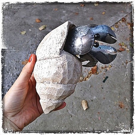 Crab din materiale reciclate [1]