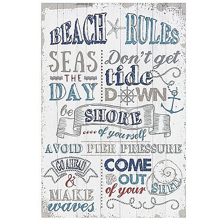 Tablouri - Decoratiune Beach Rules