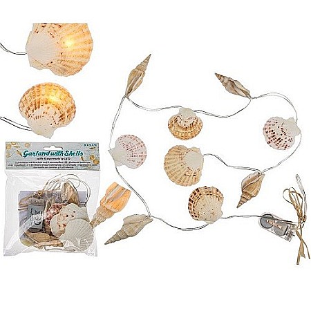 Lustre - Decoratiune cu scoici si LED