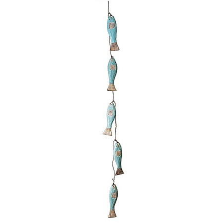 Decoratiuni - Decoratiune de agatat cu 5 pesti, 105 CM