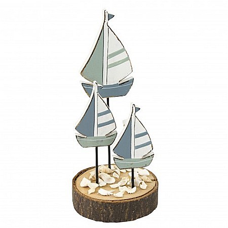 Card Clips - Decoratiune din lemn 3 Barcute