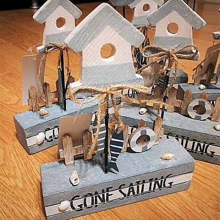 Decoratiune din lemn "Gone Sailing" [1]