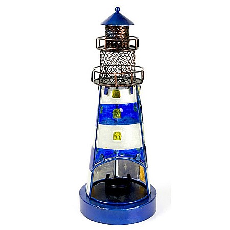 Decoratiune far de coasta din sticla, albastru, 32 cm [1]