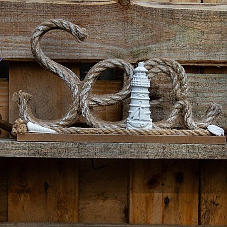 Decoratiune mare din funie, SEA, 24cm [4]