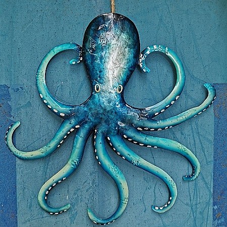 Decoratiune metal reciclat Caracatita [1]