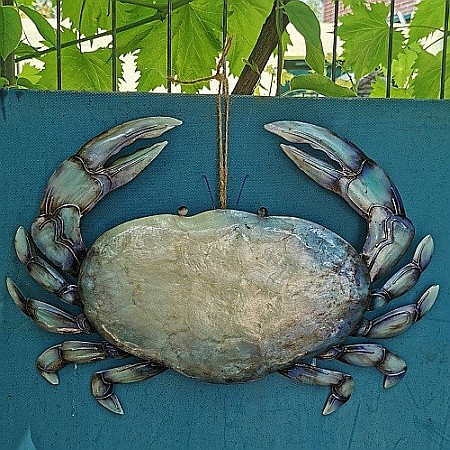 Decoratiune metal reciclat Crab [1]