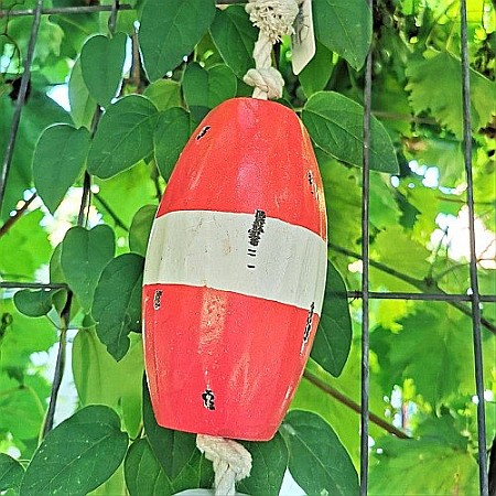 Franghie decorativa cu 4 plute din lemn [1]