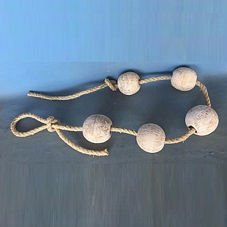 Decoratiuni - Franghie decorativa cu 5 plute din lemn