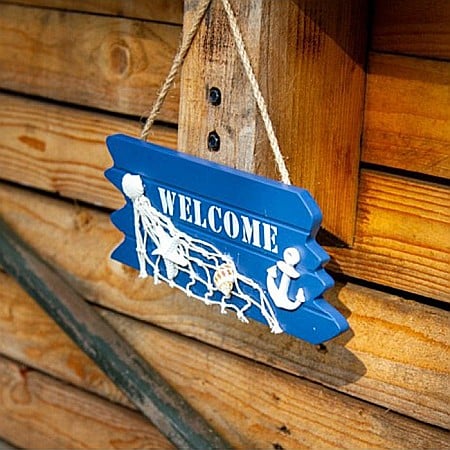 Indicator Welcome cu plasa de pescuit si ancora, 24cm [2]