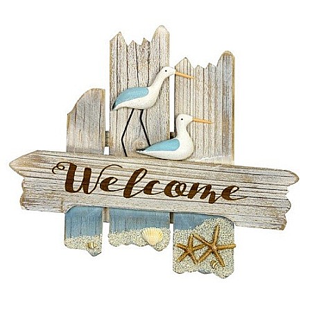 Semne decor si directionare - Indicator Welcome Pasari de balta, 32cm