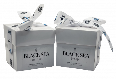 Lumânare din ceară de soia ecologică în pahar de sticlă reutilizabil Black Sea Breeze, 180 gr [1]
