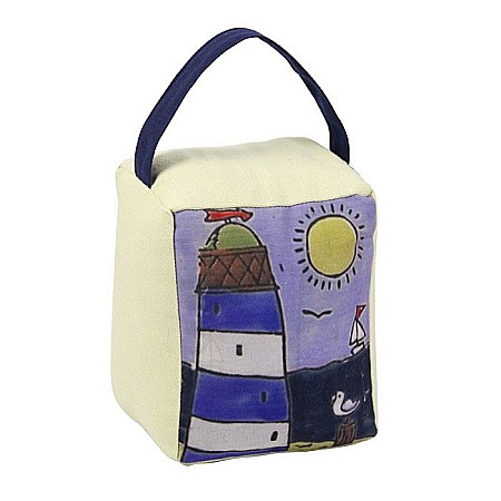 Opritoare de usa - curent - Opritor de ușă din textil – Far de Coastă,12x10x15cm