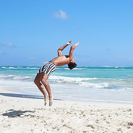 Pantaloni scurti de baie Navy [6]