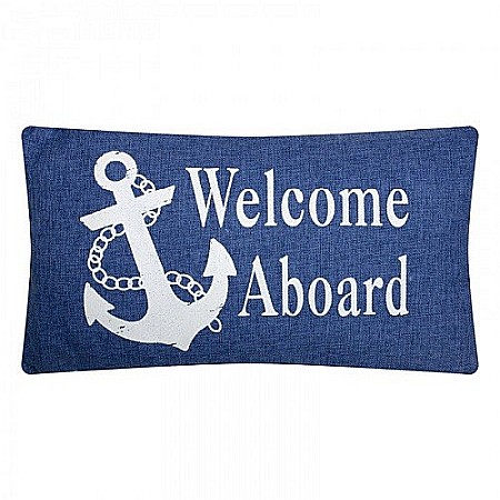 Perne decorative - Perna dreptunghiulara Welcome Aboard