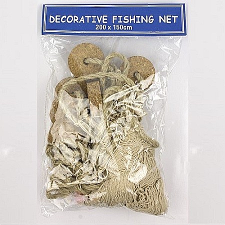 Plasa decorativa de pescuit cu plute,  2X1.5m [2]