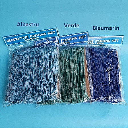 Plasa de pescuit decorativa bleumarin [2]