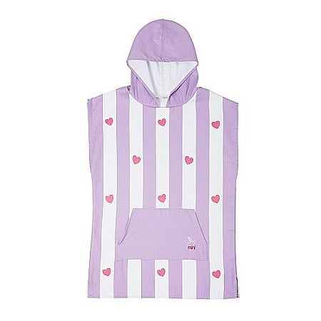 Set prosop poncho copii Dock and Bay, Poliester, roz Inimi 4-7 ani [9]