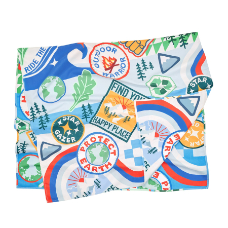 Prosop de Plaja pentru Copii Dock & Bay Into the Wild – 160 x 90 cm, cu Saculet [2]