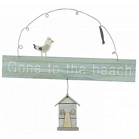 Semne decor si directionare - Semn Gone to the beach