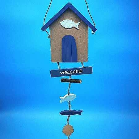Semn Welcome Casuta de plaja [2]
