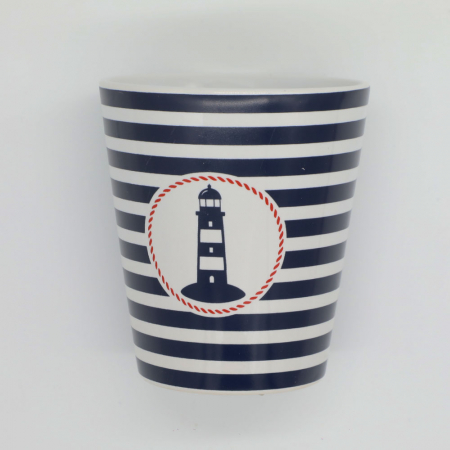 Set 2 cani fara maner Nautical: far de coasta si ancora [2]