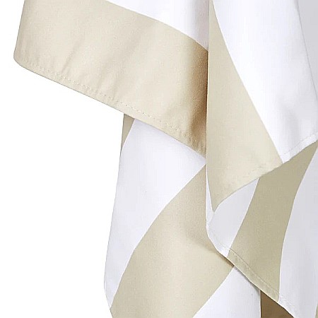 Set prosop de plaja Dock and Bay extra large 200*90, Microfibra/Poliamida,  Bej/alb [3]